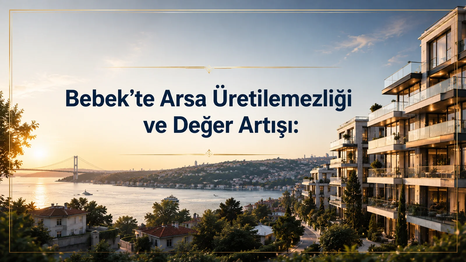 Bebek'te Arsa Üretilemezliği ve Değer Artışı: Kentsel Dönüşüm Neden Kritik Hale Geliyor?
