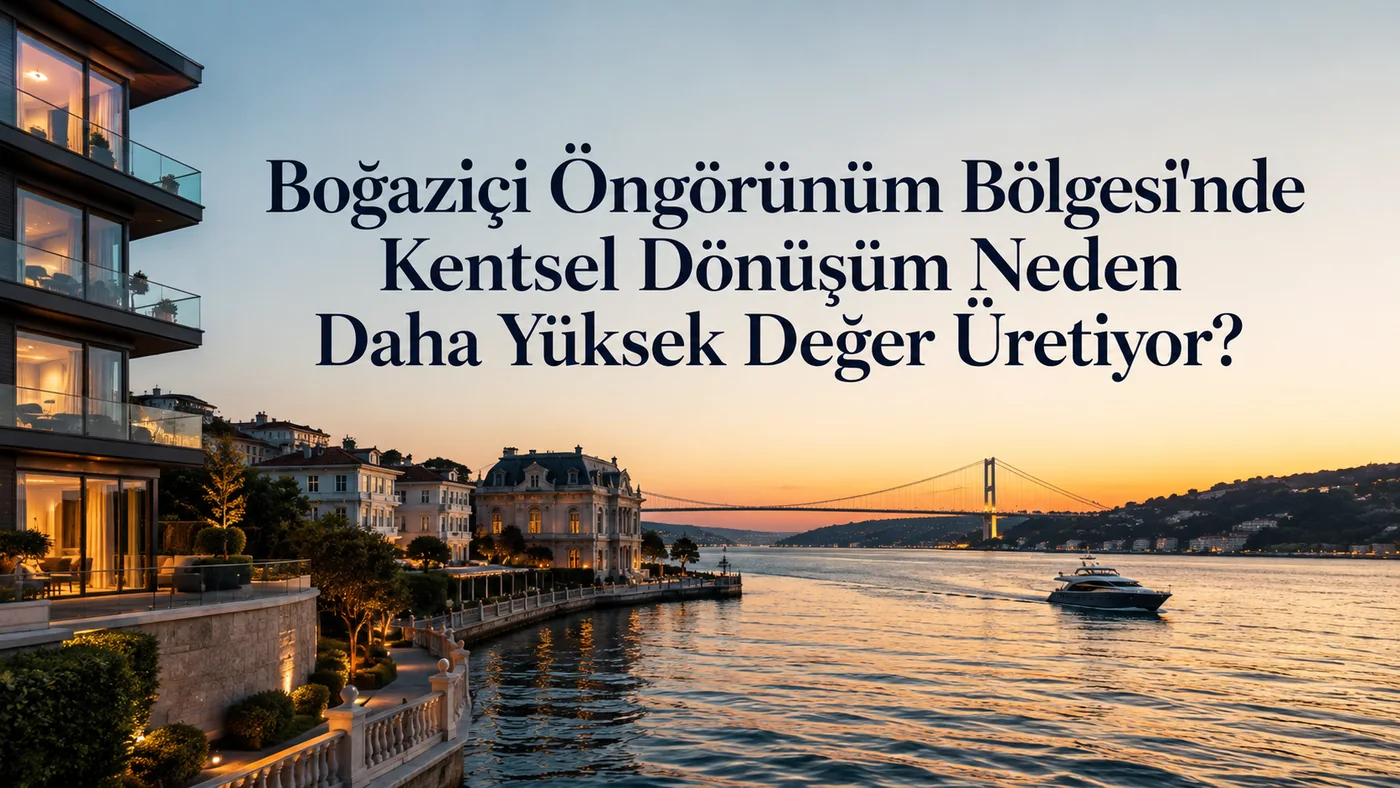 Why Does Urban Transformation Produce Higher Value in the Bosphorus Foreshore Zone?